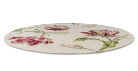 Laura Ashley Gosford Cranberry ROUND Carpet 081300