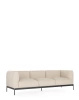 Asia Sofa Three-Seater (Cotone Structure) Beżowy