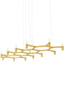Lampa Wisząca Nemo Crown Plana Major Złoty