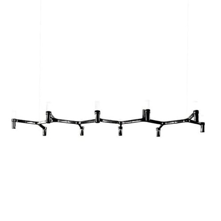 Lampa Wisząca Nemo Crown Plana Linea Czarny Platerowany