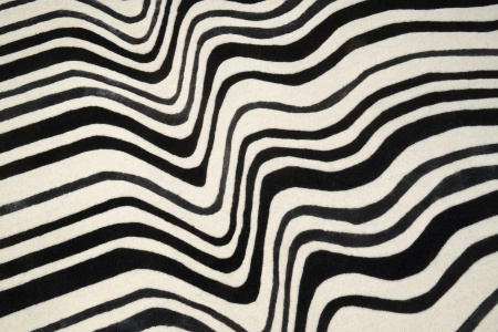 Carpet Decor Draft Black Handmade Collection