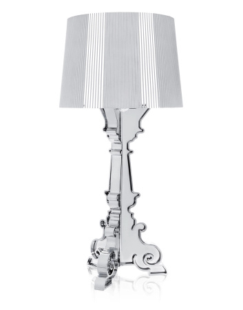 Bourgie Metal Table Lamp Silver