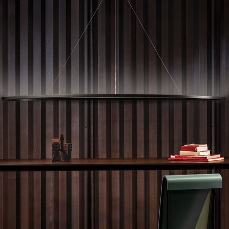 Nemo Ellisse Mega Uplight Pendant Lamp 3000 K Black