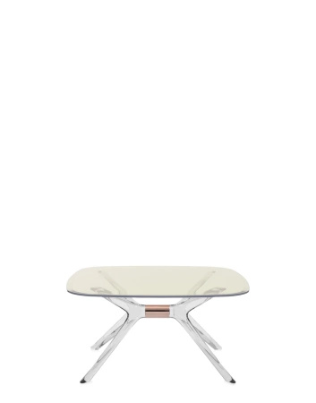 Blast Square Table Yellow/Brown