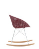 Smatrik Dondolo Chair Plum Chrome Plated