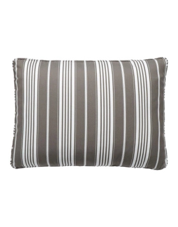 Cushion Stripes 48x35 cm Pillow Taupe