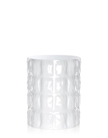 Matelasse' White Vase