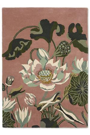 Wedgwood Waterlily Dusty Rose rug 038602