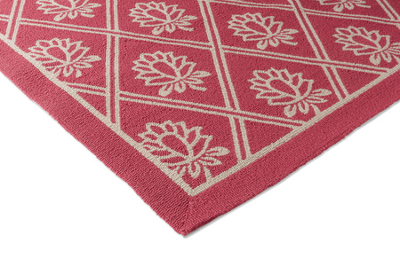 Laura Ashley Porchester Poppy Red Outdoor Carpet 480200
