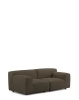 Plastics Duo Two-Seater Orsetto Sofa Brown