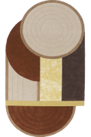 Toulemonde Bochart Bijoux Precieux Brun Carpet