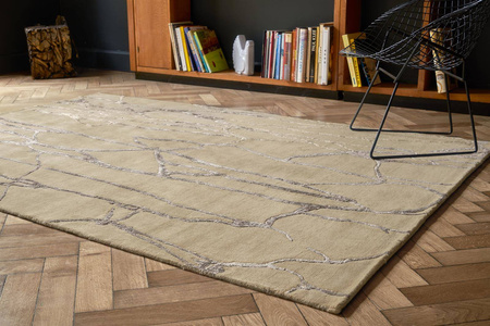 Serge Lesage Craquel Cream Grey carpet