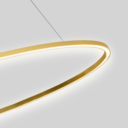 Lampa Wisząca Nemo Ellisse Triple 3000 K Złoty
