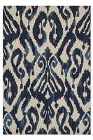 Sanderson Dandelion Clocks Kasuri Indigo 446208 Outdoor rug