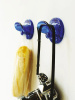 Wall Clothes Hook (2 pieces) Blue