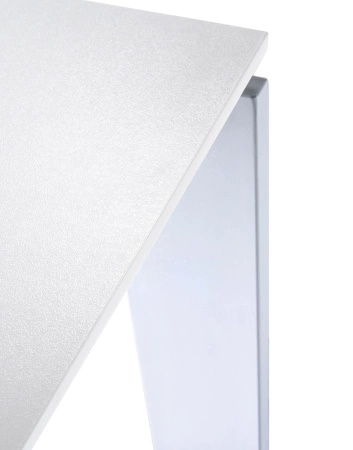 Four Rectangular Stół Aluminiowy Biały