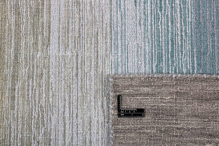 Rezas Panorama Kelim Grey Blue Carpet