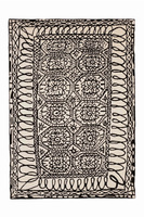 Nanimarquina Black on white Estambul carpet