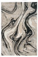 Carpet Decor Blur Black Handmade Collection