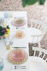 Jellies Family Dessert Plate Set (4 pieces) Pink