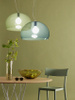 Small Fl/y Transparent Lampa Wisząca Niebieski