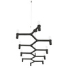 Nemo Crown Plana Linea Pendant Lamp Black
