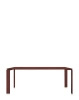 Four Large 190x90 cm Maroon Table
