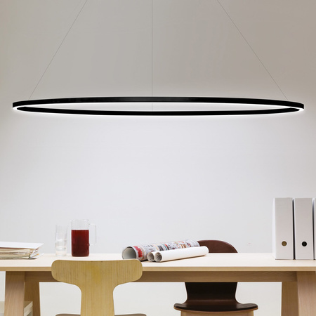 Nemo Ellisse Major Downlight Pendant Lamp 2700 K Black