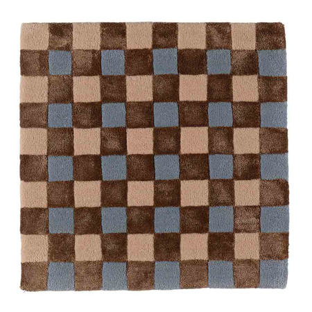 Magda Fornal Flicker Blue Beige Brown carpet 5016