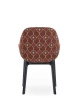 Clap Rubelli Armchair Black Brown