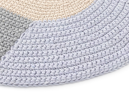Gan Crochet Mono Beige Carpet