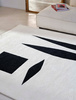 Toulemonde Bochart Nanquim Blanc carpet