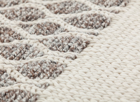 Gan Mangas Space Rhombus Ivory Pillow