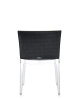 Mademoiselle Kravitz Chair Transparent Raffia Fabric Woven Fabric