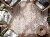 Louis de Poortere Antiquarian Ushak Galata Sunset Carpet 9836