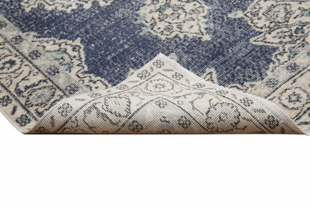 Vintage Iranian Wool Carpet Unique 12277 117 x 212
