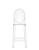 One More 65 cm Bar Chair Transparent