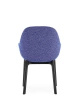 Clap Tissue Shirley Armchair Black Blue