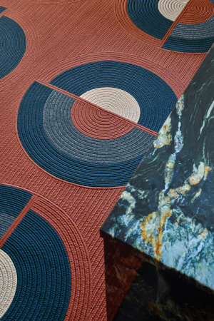 Toulemonde Bochart Cyclo Brique Carpet