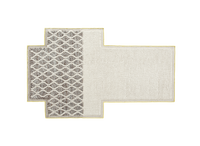 Gan Mangas Space Rhombus Ivory Carpet