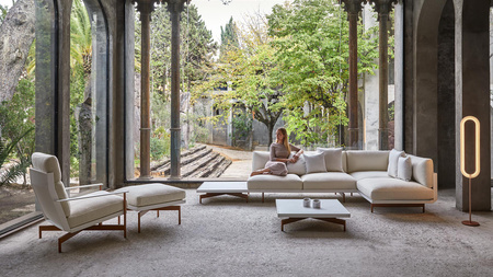Gandiablasco Onde Sectional pouffe