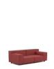 Plastics Tech Fabric Two-Seater Sofa Brick