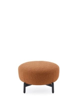 Lunam Curly pouf Orange