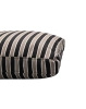 Cushion Stripes 48x48 cm Poduszka Taupe Czarny