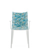 H.H.H. Graphic Impression Chair White Lapis