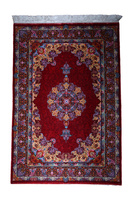 Iran Ghom Harir Silk Carpet 79554 100x150