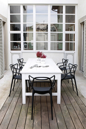 Masters Chair White 4 pieces