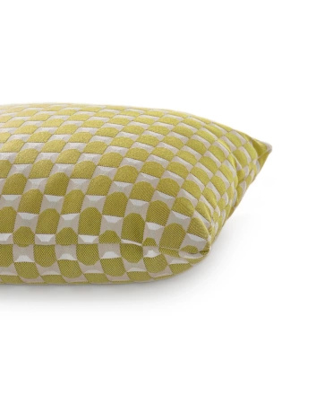 Cushion Outdoor Liberty Obi Check 48x48 cm Pillow Yellow