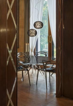  Sir Gio Square 120x120 cm Smoky Transparent Table