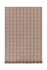 Gan Garden Layers Tartan Terracotta Carpet